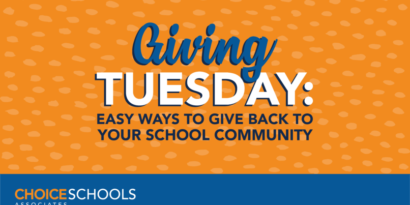Giving Tuesday: Easy Ways to Give Back to your School Community